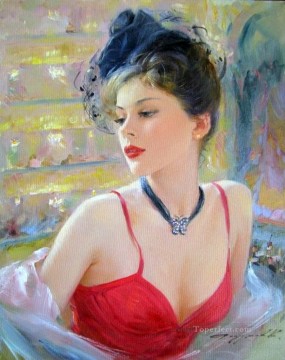 Women Painting - Beautiful Girl KR 045 Impressionist